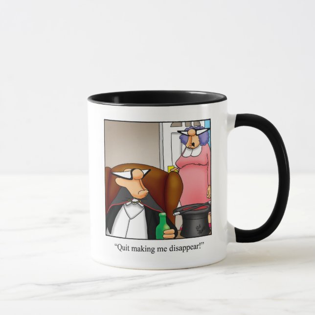 Caneca Engraçado Casamento Humor Mug (Direita)