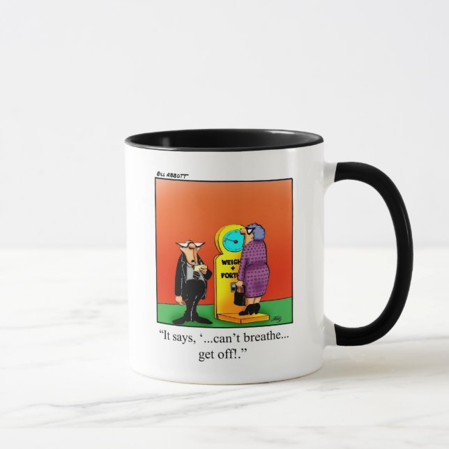 Caneca Engraçado Casamento Humor Mug (Direita)