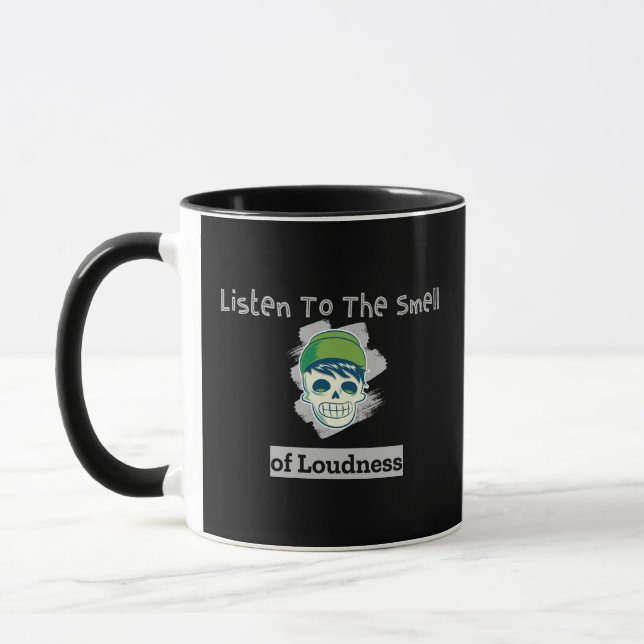 Caneca Engraçado Cérebro Design (Esquerda)