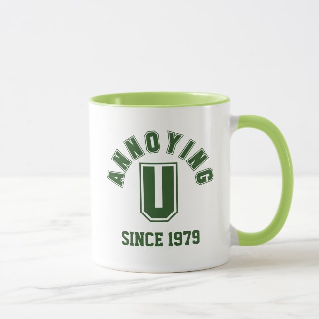 Caneca Engraçado Chupa, Verde (Direita)