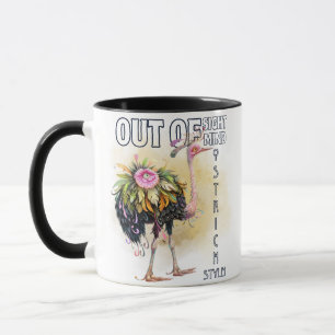 Caneca Engraçado cita Pássaro Quente Quadrado Engraçado