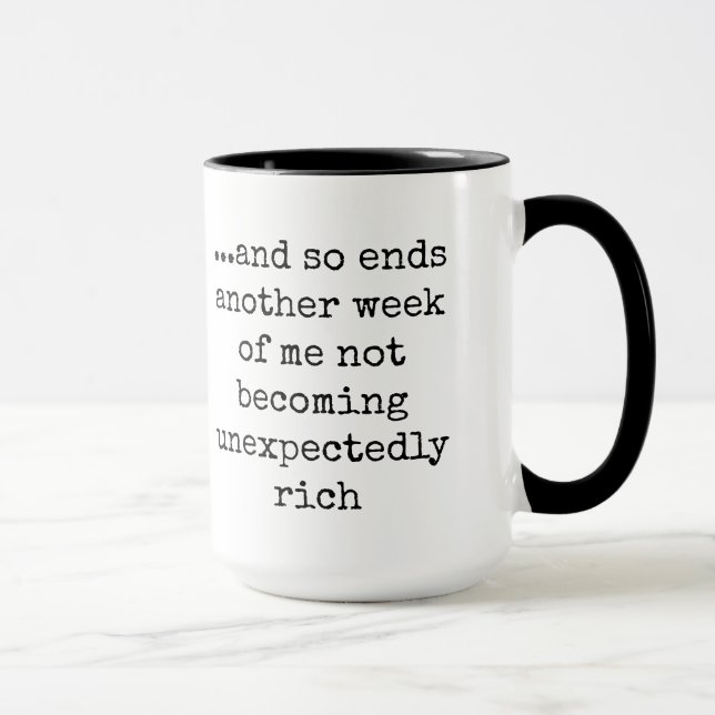 Caneca Engraçado, Citação, Texto, Café Mug (Direita)