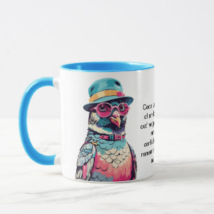 Caneca Engraçado Conselhos De Um Pombo