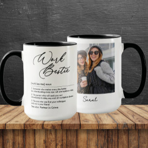 Caneca Engraçado Definição de Bestis Personalizada Foto e
