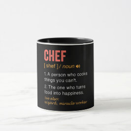Caneca Engraçado Definição de Chef