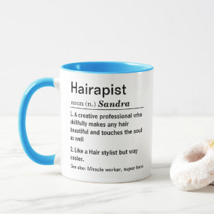Caneca Engraçado Definição de Hairapist