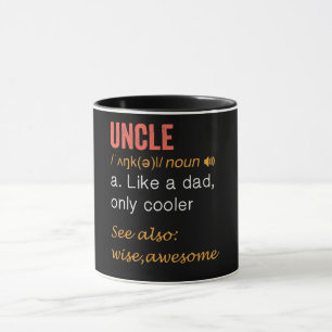 Caneca Engraçado Definição de Tio