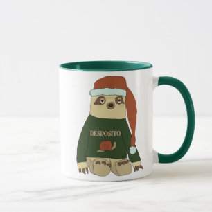 Caneca Engraçado Despócio do Suéter de Natal