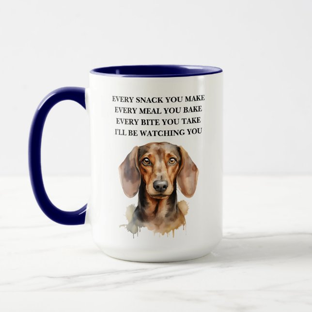 Caneca Engraçado Dia das Mães – “Cada lanche que você faz (Esquerda)
