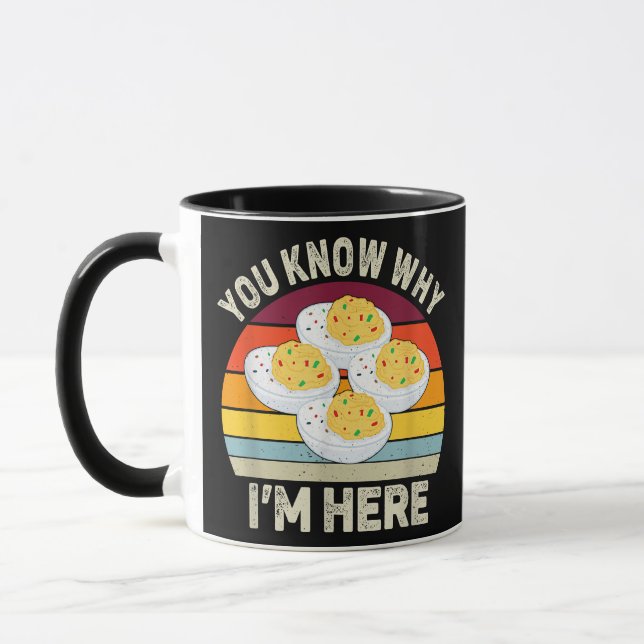 Caneca Engraçado Dia de Ação de Graças Ovos Devidos Você  (Esquerda)