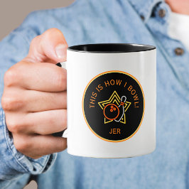 Caneca Engraçado É assim que eu jogo boliche Presente Per