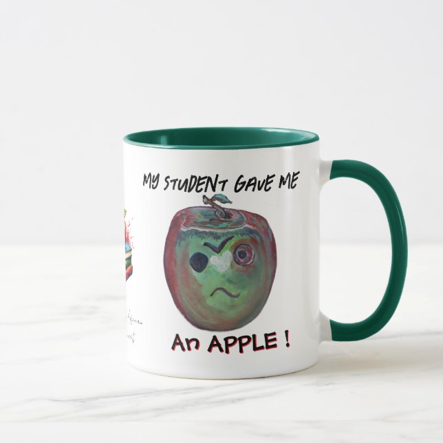 Caneca Engraçado Educadores da Nerdy Apple (Direita)