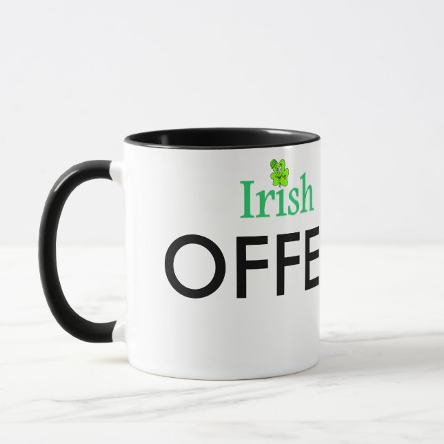 Caneca Engraçado Gag Irlandês Café Gift Fab Mug (Esquerda)