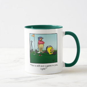 Caneca Engraçado Golf Humor Mug