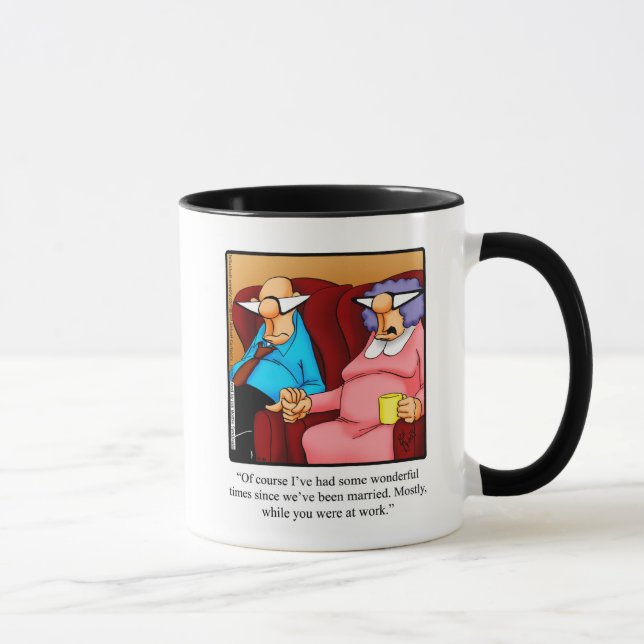 Caneca Engraçado "Good Times", Casamento Humor Mug (Direita)