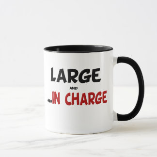 Caneca Engraçado Grande e encarregado Chefe Mug