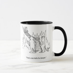 Caneca Engraçado "Helluva Lawyer" Business Mug Gift