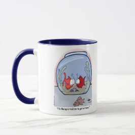 Caneca Engraçado História de Peixe Combo Mug