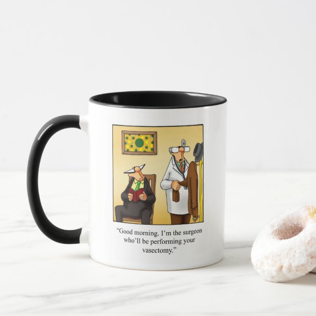Caneca Engraçado Humor Humor Mug (Com Donut)
