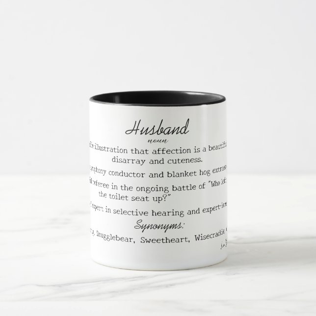 Caneca Engraçado Husband Definition Mug (Centro)