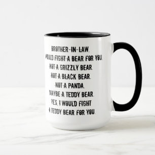 Caneca Engraçado Irmão-Em-Direito, Presente Mug