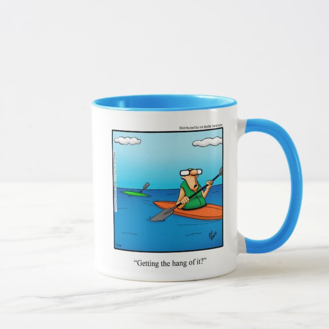 Caneca Engraçado Kayaking Humor Mug Gift (Direita)