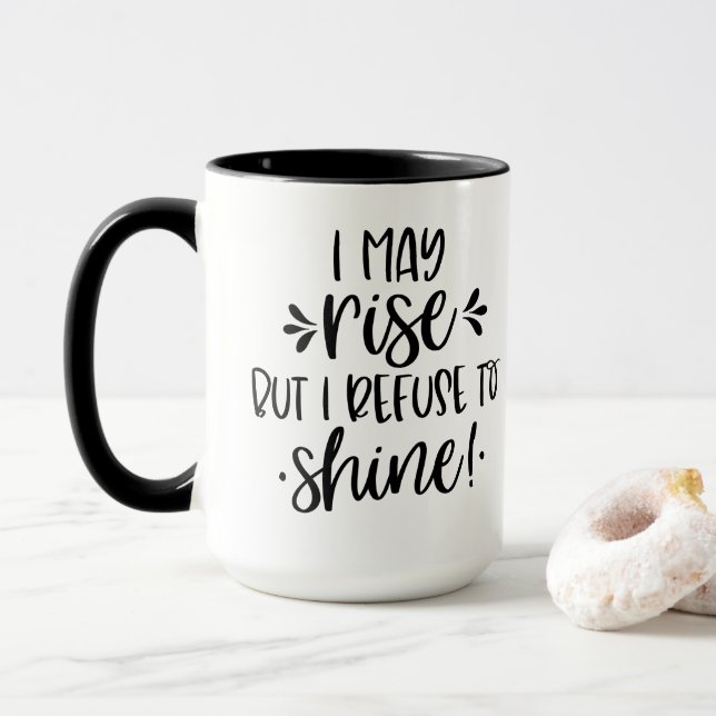 Caneca Engraçado Manhã Café Mug (Com Donut)