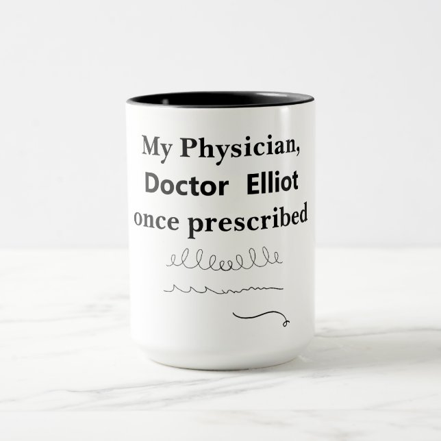 Caneca Engraçado Médico Café Mug (Centro)