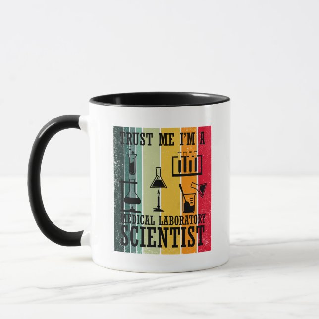 Caneca Engraçado médico-técnico-científico humor (Esquerda)