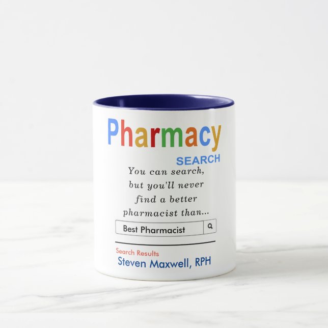 Caneca Engraçado Melhor Farmacêutico (Centro)