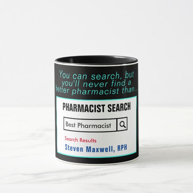 Caneca Engraçado Melhor Farmacêutico Dando Mug (Centro)