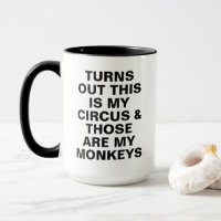 Engraçado Meu Circo Meus Macacos Chefe Humor