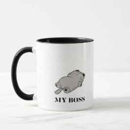 Caneca Engraçado Meu Gato Chefe