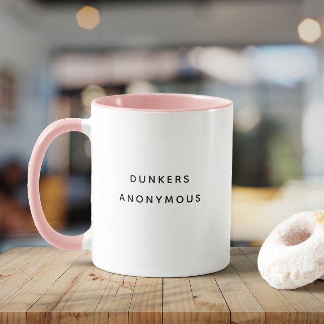 Caneca Engraçado Moderno Dunkers Anonymie Cookie Lover (Criador carregado)