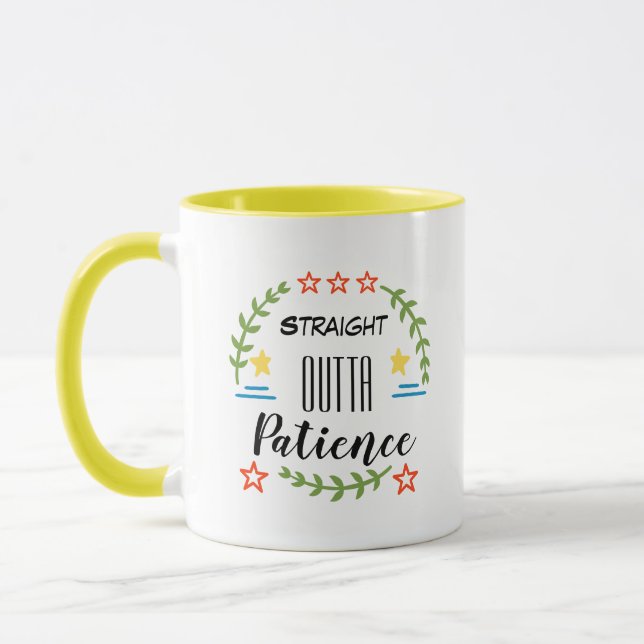 Caneca Engraçado Mug: Escolha suas palavras sarcásticas (Esquerda)