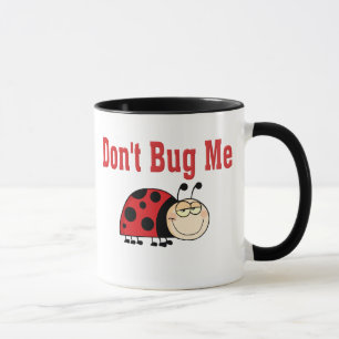 Caneca Engraçado Não me Inseto Ladybug