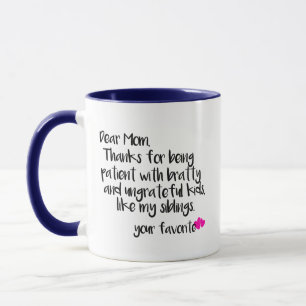 Caneca Engraçado Obrigada Mãe Dia de as mães De Presente 