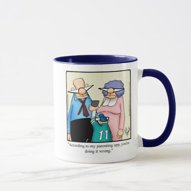 Caneca Engraçado Parentalidade Humor Mug Gift (Direita)