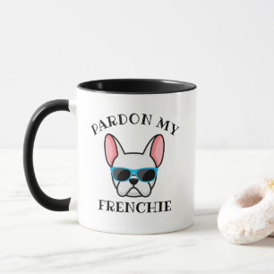 Caneca Engraçado Peço desculpa pelo meu Frenchie Bulldog 