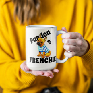 Caneca Engraçado Perdão Meu Francês Bulldog Francês Café