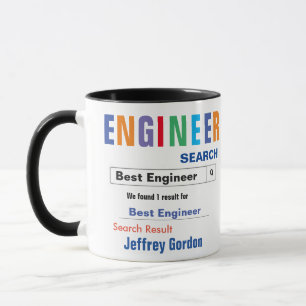 Caneca Engraçado Personalidade do Melhor Engenheiro Gift