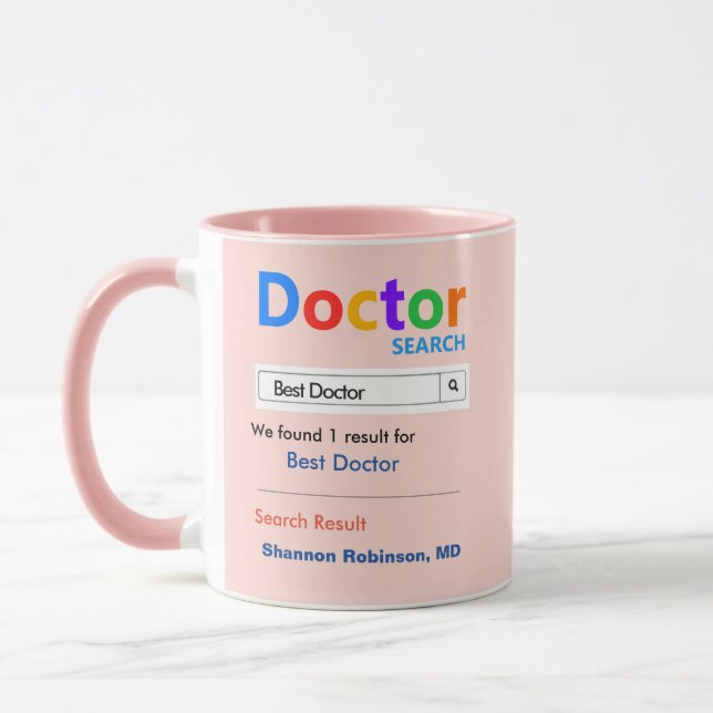 Caneca Engraçado Personalidade Excelente, Melhor Médico P (Esquerda)