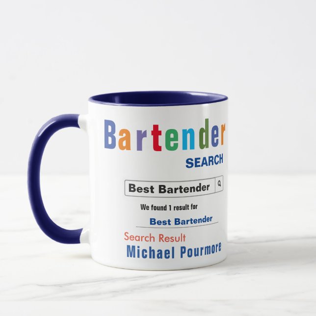 Caneca Engraçado personalizado, o melhor bar (Esquerda)