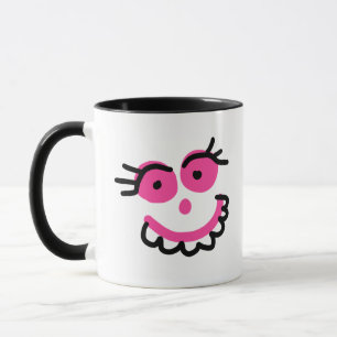 Caneca Engraçado Pinky Girl Mug