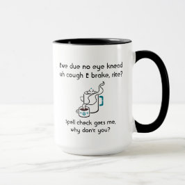 Caneca Engraçado, preciso de uma Verificação Ortográfica 