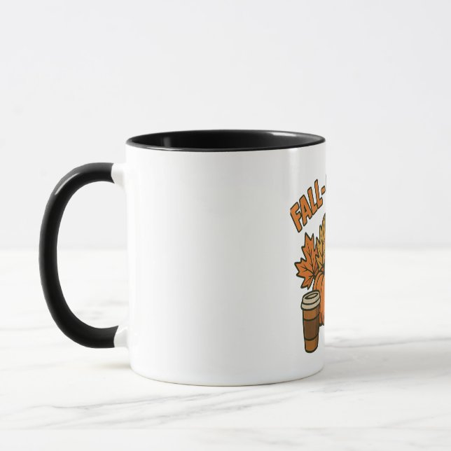 Caneca Engraçado Queda Halloween Mug (Esquerda)
