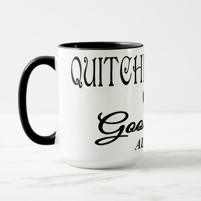 Caneca Engraçado Quitcherbitchin Só é permitida a presenç (Esquerda)