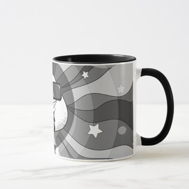 Caneca Engraçado Riceball Japonês (Direita)