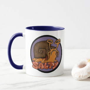 Caneca Engraçado "Salty" Snail Emote