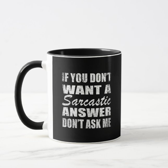 Caneca Engraçado sarcástico cita humor sarcasmo introvert (Esquerda)